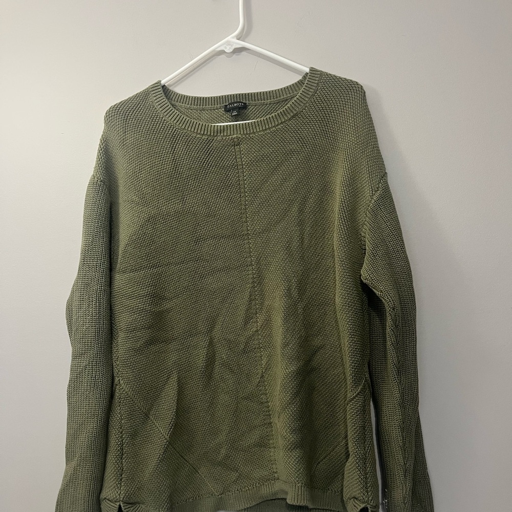 Talbots Sage Green Knit Pullover‎